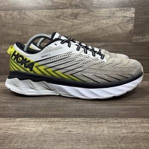Hoka Arahi 4 Athletic Shoes - White, Black, Yellow